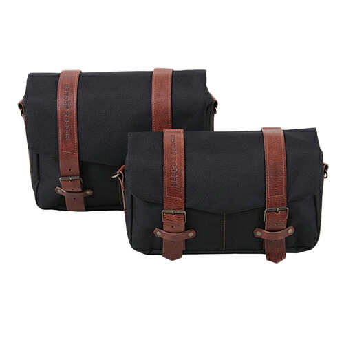 HEPCO&BECKER ソフトサイドバック LEGACY NEO/レガシー ネオ ブラック M/Lセット 645-1976-0001ML バイク サイドバッグ
