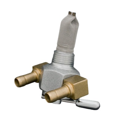 PMC デュアル 3/8NPT HexDesign ON&OFF、GSX-R 39-3219 バイク ガソリン・燃料・フューエルコック|パーツダイレクト店