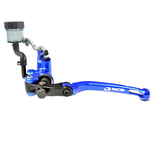 RCB(レーシングボーイ) 鍛造ラジアルポンプマスターシリンダーS114mm左ブルー 01BP012A-KN バイク|パーツダイレクト店