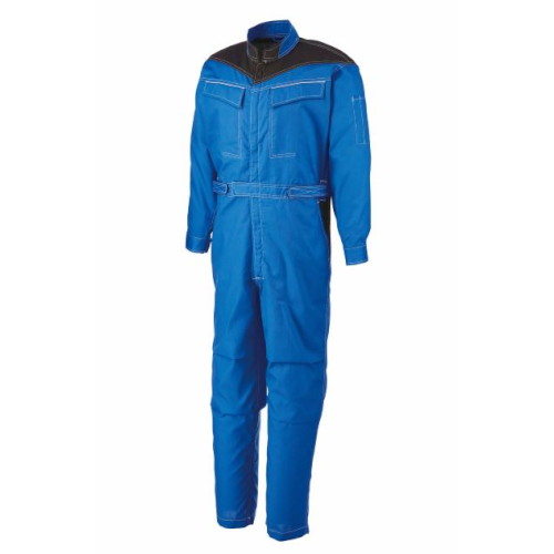 アサヒ産業 ツートン長袖ツナギ服 ブルー/ブラック L SA6000 作業・保安用品 6,278円