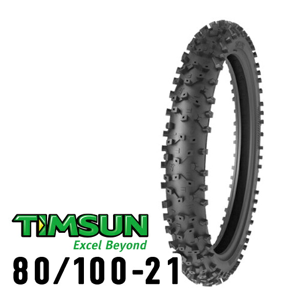 TIMSUN(ティムソン) TS835F 80/100-21 51P TT フロント TS-835F バイク タイヤ オフロードレース
