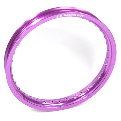 RCB(レーシングボーイ) アルミホイールリム 185-17 パープルカラー 36H 01R0028P バイク