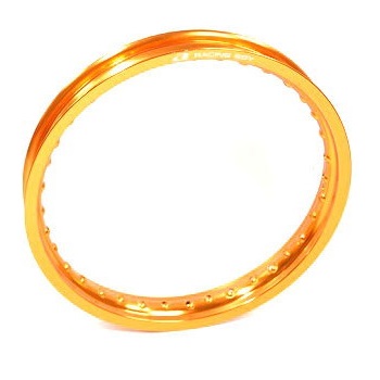 RCB(レーシングボーイ) アルミホイールリム 300-17 オレンジ 36H 01R0042O バイク｜パーツダイレクト店