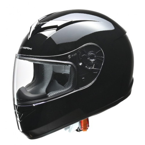 リード工業(LEAD) STRAX(ストラックス) SF-12 フルフェイスヘルメット ブラック M バイク ヘルメット