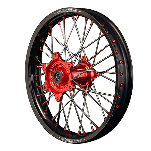 Z-WHEEL(ズィーウィール) AR1オフロードホイールキット XR/CRM リア 2.15-18 レッド/ブラック/レッド XR250/MOTARD D4781 バイク｜パーツダイレクト店 43,494円