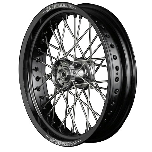 Z-WHEEL(ズィーウィール) AR1モタードホイールキット トレール D-TRACKER フロント 17×3.50 チタンカラー/ブラック/ブラック KLX250・D-TRACKER/X D4838 バイク 44,402円