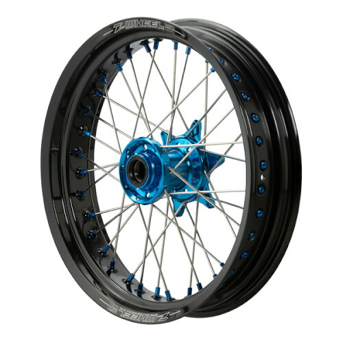 Z-WHEEL(ズィーウィール) AR1モタードホイールキット レーサー フロント 3.50×17 H.ブルー/ブラック/ブルー TE/FE/TC/FC/TX/FX D4845 バイク 44,402円