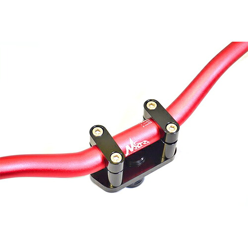 NCY ハンドルポスト&ファットバーセット ZOOMER AF58 レッド ZM-NCY-HPRD バイク｜パーツダイレクト店 11,620円