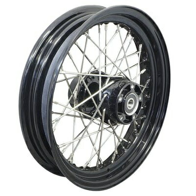 NEO FACTORY 00-07yダイナ・ソフテイル用 Rホイール 16×3.0in ブラック 011295 バイク