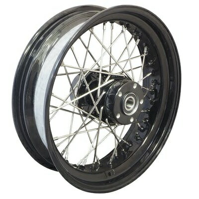 NEO FACTORY 00-07yツアラー・05y-XL用 Rホイール 16×4.5in ブラック 011313 バイク
