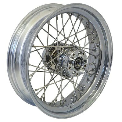 NEO FACTORY 08y-ダイナ用 Rホイール 16&times;4.5in クローム 011303 バイク｜パーツダイレクト店