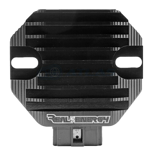 REAL ENERGY(リアルエナジー) 高効率 低温設計 MOSFETタイプ R5+強化レギュレーター 30A TA-REG-EL005BK バイク|パーツダイレクト店