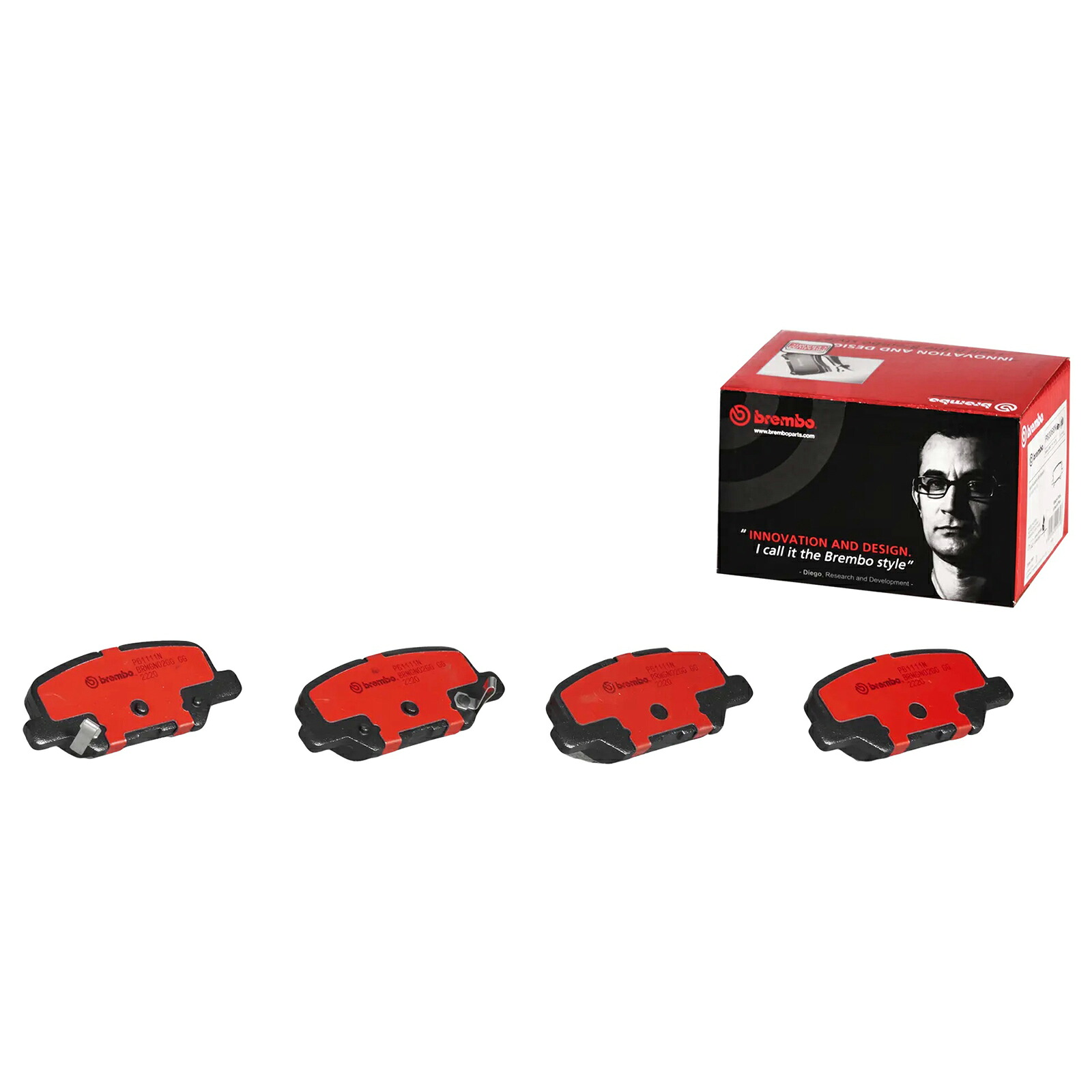 Brembo(ブレンボ) ブレーキパッド セラミック P61 111N P61111N 自動車｜パーツダイレクト店