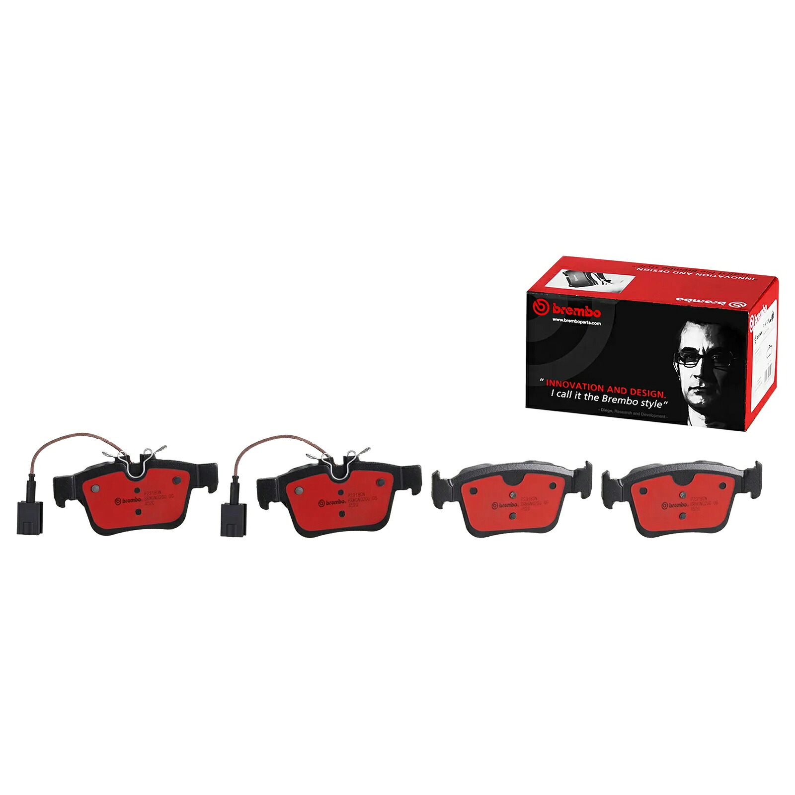 Brembo(ブレンボ) ブレーキパッド セラミック P23 180N P23180N 自動車｜パーツダイレクト店