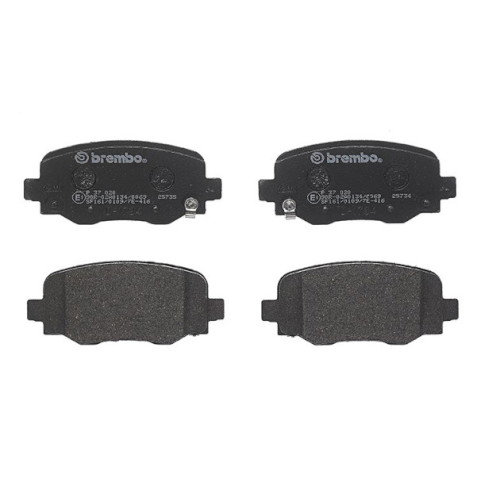 Brembo(ブレンボ) ブレーキパッドブラック P37 020 P37020 自動車