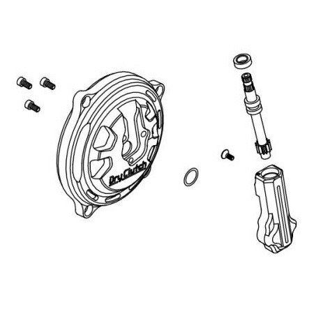 SP武川(SPタケガワ) クラッチカバーCOMP ワイヤー式 スペシャルクラッチ TYPE-R (DRY)用 00-02-0139 モンキー|ゴリラ