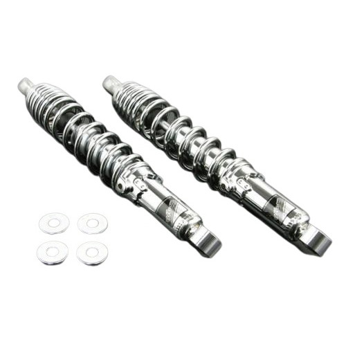 SP武川(スペシャルパーツ武川) リアショックアブソーバー 330mm クロムメッキ 06-04-0184 バイク