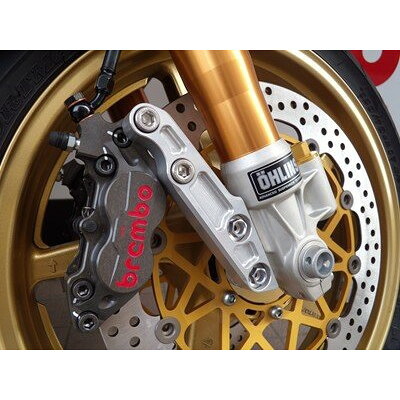 KOHKEN(コーケン) OHLINS正立フォーク用キャリパーサポート φ320 KOK-1112 バイク