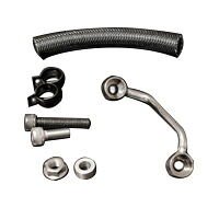 KOHKEN(コーケン) ブレンボマスター用ステンレスタンクステー(ブレーキ・シングル/バーハン)バフ KOK-2094PL バイク マスターシリンダー
