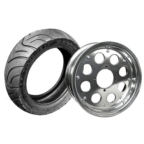 田中商会 ca1745-3.0J モンキー用10インチアルミホイール(3.0J)&タイヤ130/60-10セット バイク