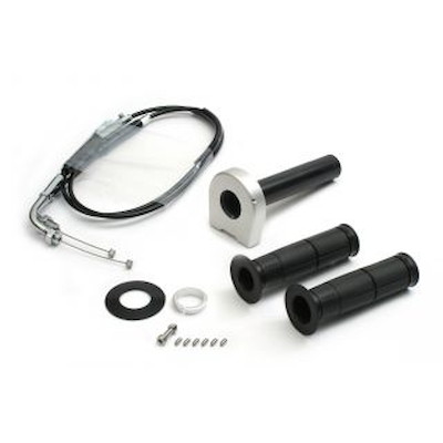 ACTIVE 車種別スロットルキット TYPE-2 巻取φ28/メッキ金具 シルバー Z900RS CAFE(18-21) 1074097 バイク