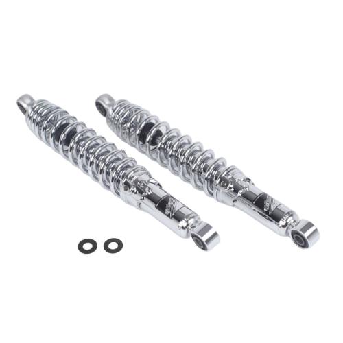 SP武川(スペシャルパーツ武川) ローダウンリアショックアブソーバー 10mmダウン/クロムメッキ 2本入 06-04-0145 バイク