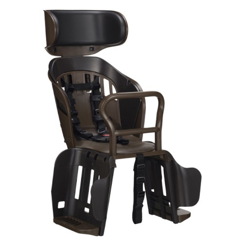 OGK(オージーケー技研) RBC-019DX ヘッドレスト付リヤキッズシート ポポラ モア ブラウン 自転車 子供乗せ本体