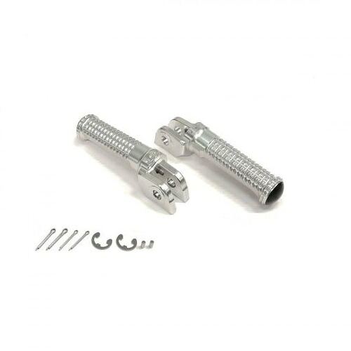 ACTIVE ステップバー (ライダー側) シルバー 72mm 17700001S バイク