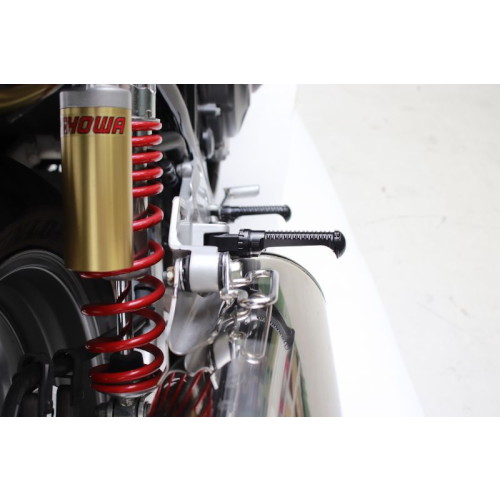 ACTIVE ステップバー (タンデム側) シルバー 72mm 17710001S バイク