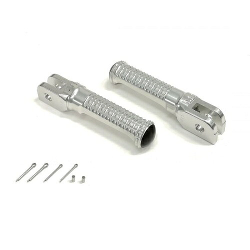 ACTIVE ステップバー (ライダー側) シルバー 72mm 17700002S バイク