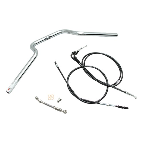 HURRICANE CB1300P-TYPE ハンドルセット クロームメッキ H040-074C バイク ハンドルバー｜パーツダイレクト店