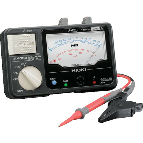 HIOKI アナログ絶縁抵抗計(3レンジ) IR4032-10 IR403210 メーター・テスター