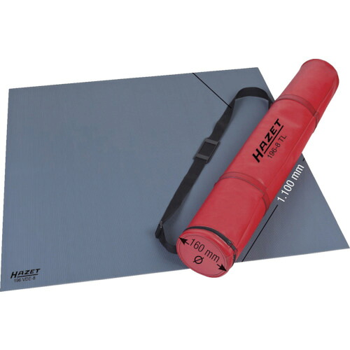 HAZET(ハゼット) 絶縁マット 1000×1000×4 196VDE82 整備マット・シート