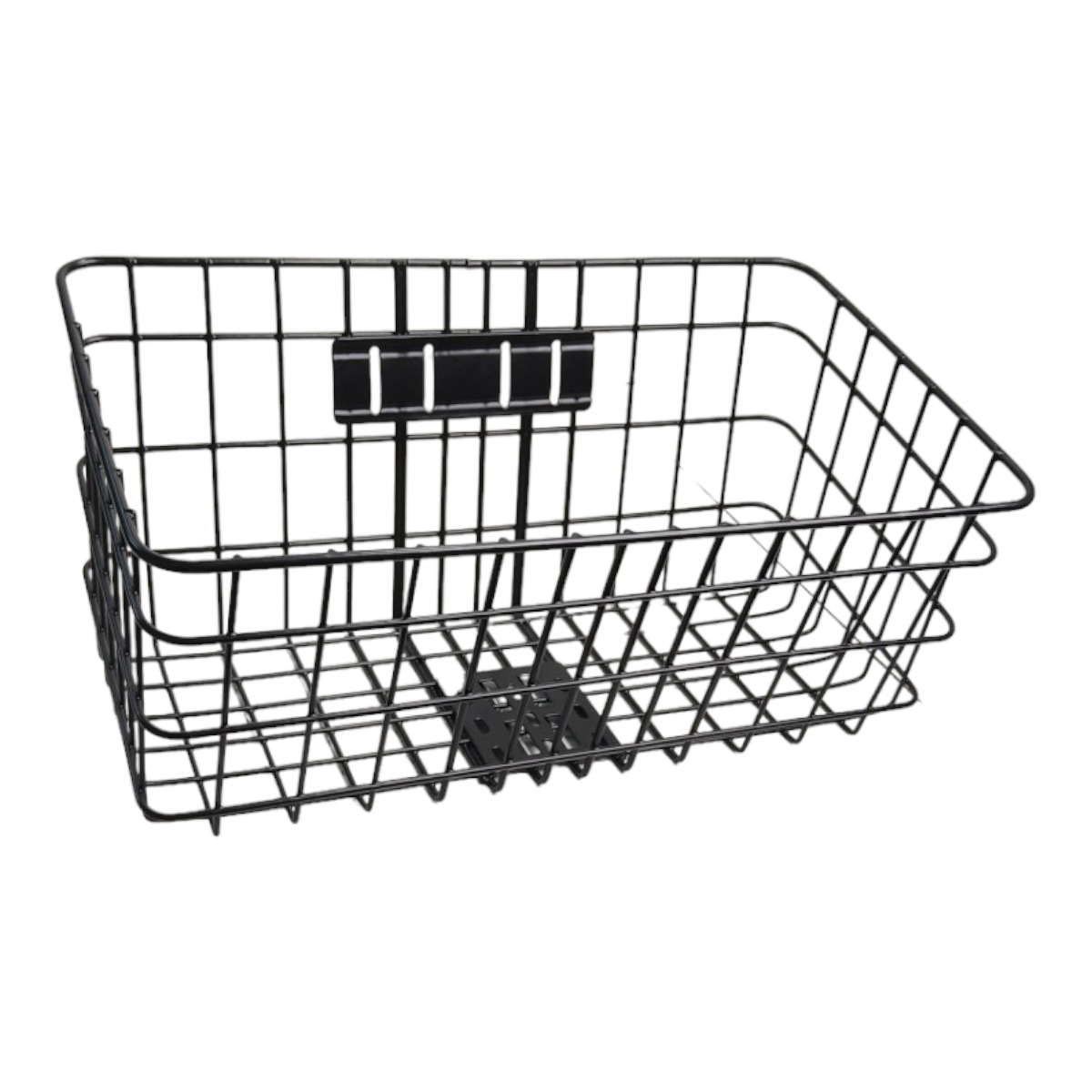 楽天市場】西田金属製作所 底までワイドワイヤーバスケット ブラック W