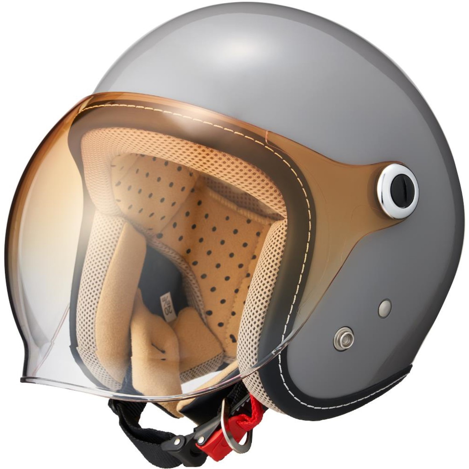 マルシン工業(Marushin) ジェットヘルメット MCJ7 BUBBLE RIDER WOMEN グレー M 05302031 バイク