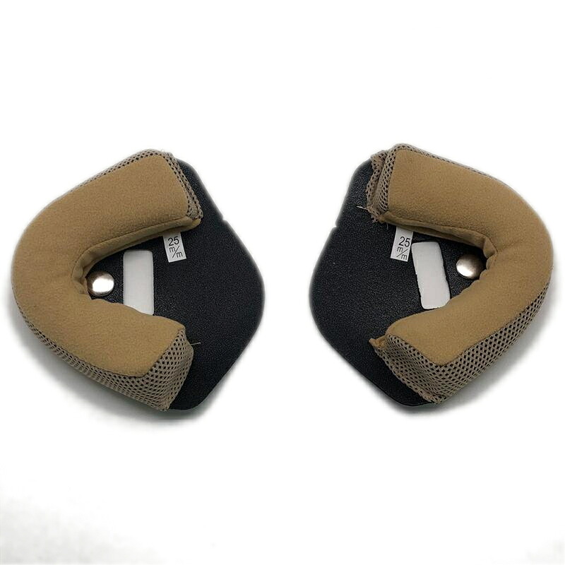 マルシン工業(Marushin) MCJ7 BUBBLE RIDER WOMEN 内装 チークパッド ベージュ M 05311010 バイク ヘルメットアクセサリー
