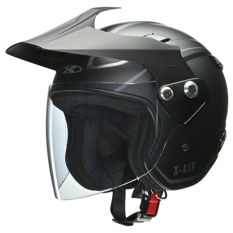 リード工業(LEAD) X-AIR RAZZO-V ジェットヘルメット マットブラック M バイク