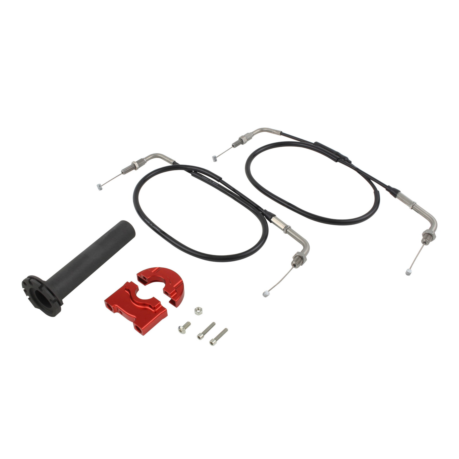 SHIFTUP(シフトアップ) ハイスロットルキット レッド DAX125 290678-02 バイク スロットルケーブル・アクセルワイヤー