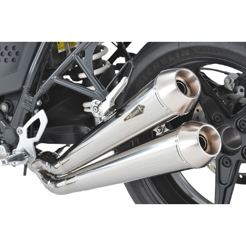 R’s Gear(アールズギア) ワイバンクラシック チタンフルエキゾーストツイン RnineT(8BL) MB23-02CT バイク カスタムマフラー