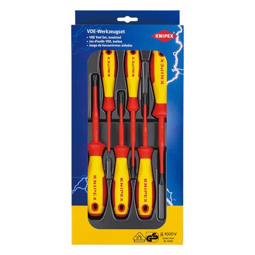 KNIPEX(クニペックス) 002012V05 絶縁ドライバーセット｜パーツダイレクト店 14,534円