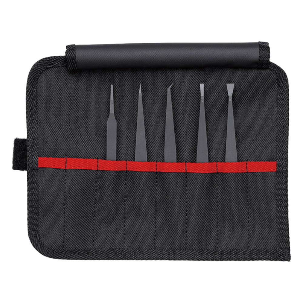 KNIPEX(クニペックス) 9200-05ESD プラスチックピンセット5本組セット ピンセット｜パーツダイレクト店