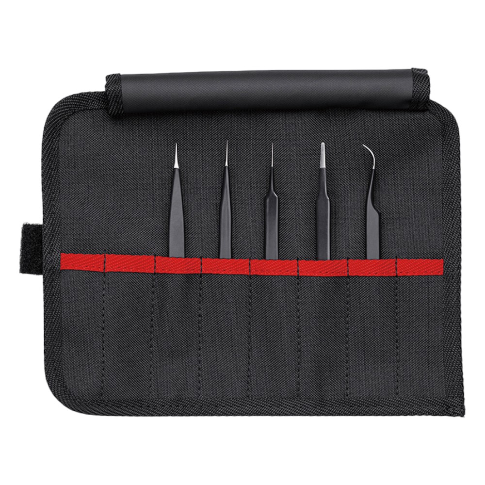 KNIPEX(クニペックス) 9200-01ESD 汎用ピンセット5本組セット ピンセット｜パーツダイレクト店 22,457円