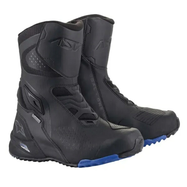 alpinestars RT-8 GORE-TEX BOOT ブラック/ブルー 42(26.5cm) バイク オンロードブーツ