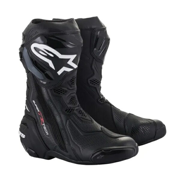 alpinestars SUPERTECH-R VENTED BOOT ブラック 44(28.5cm) バイク オンロードブーツ