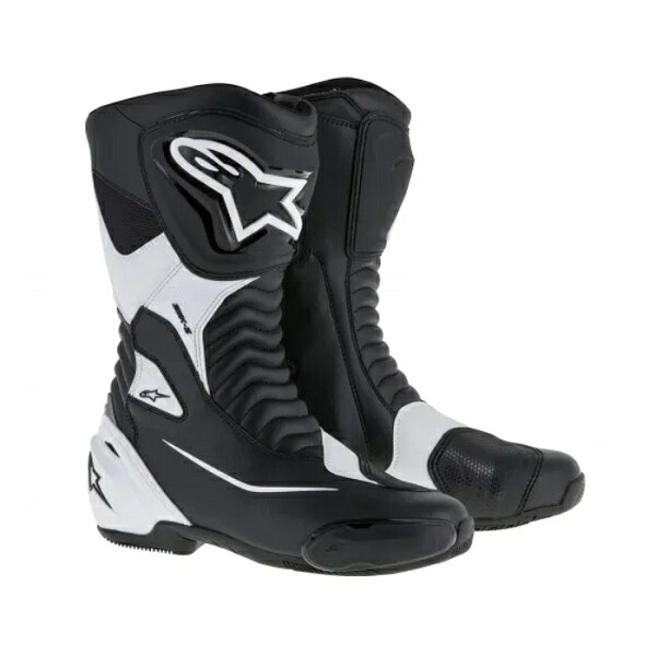 alpinestars SMX S BOOT ブラック/ホワイト 45(29.5cm) バイク オンロードブーツ