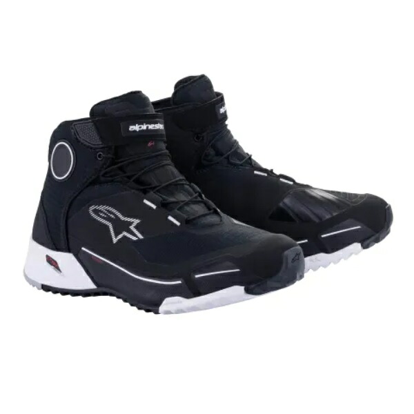 alpinestars CR-X DRYSTAR RIDING SHOE ブラック/ホワイト 10(27.5cm) バイク シューズ
