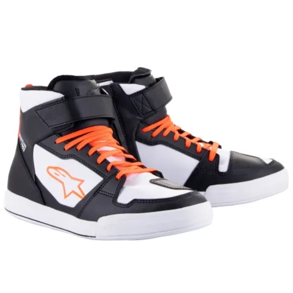 alpinestars AXIOM SHOE ブラック/ホワイト/レッドフルオ 8(25.5cm) バイク シューズ