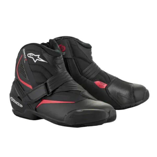 alpinestars SMX-1 R V2 BOOT ブラック/レッド 44(28.5cm) バイク シューズ