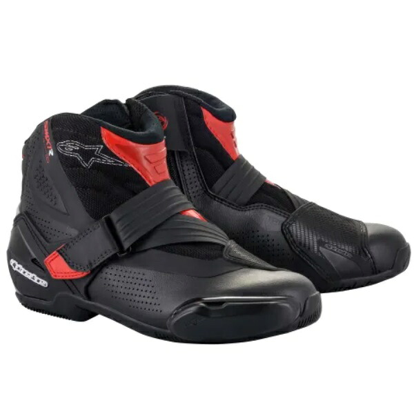 alpinestars SMX-1 R V2 VENTED BOOT ブラック/レッド 43(27.5cm) バイク シューズ