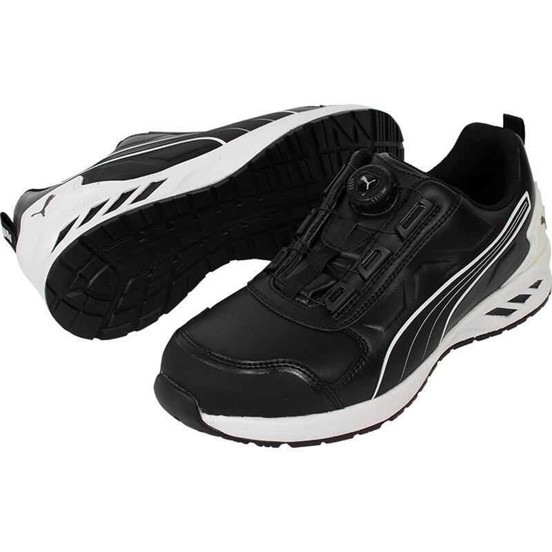 PUMA アスレチックライダー2.0 ディスク ローカット ブラック 25.5cm PUMA642470-255 作業 安全 保安 安全靴・作業靴・ワークシューズ|パーツダイレクト店